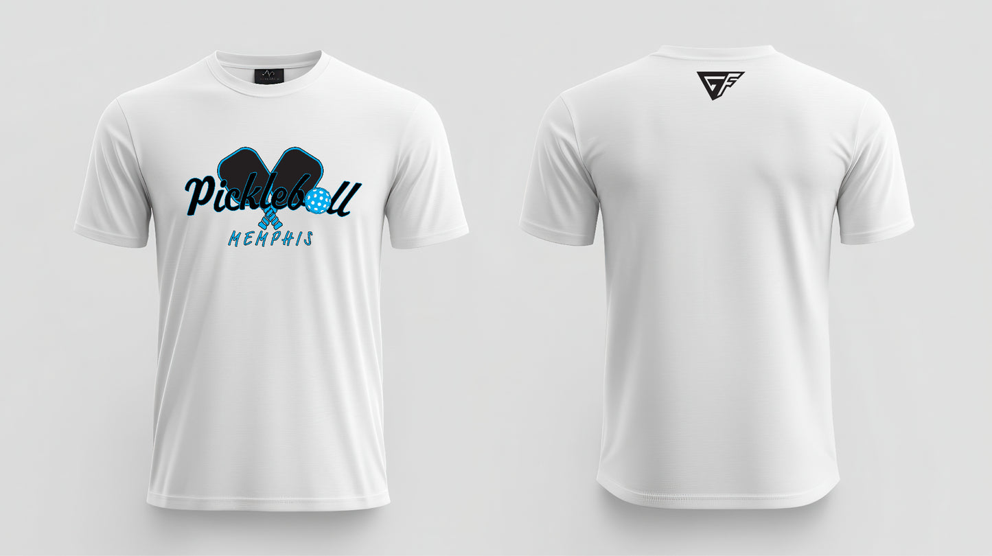 Pickleball Memphis Cursive T-Shirt